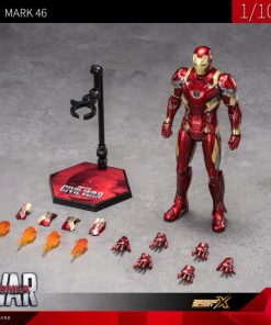 Mô hình ZD Toys Chính hãng Iron man Mark 46 2.0